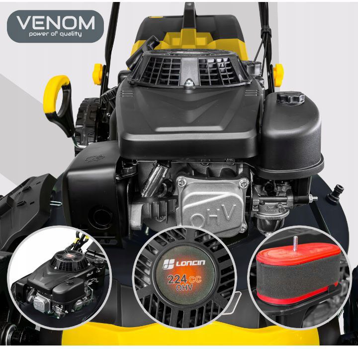 mocna kosiarka spalinowa venom 9w1 napĘd silnik loncin 224cc duŻa 56cm olej mocna kosiarka spalinowa venom 9w1 napĘd silnik loncin 224cc duŻa 56cm olej